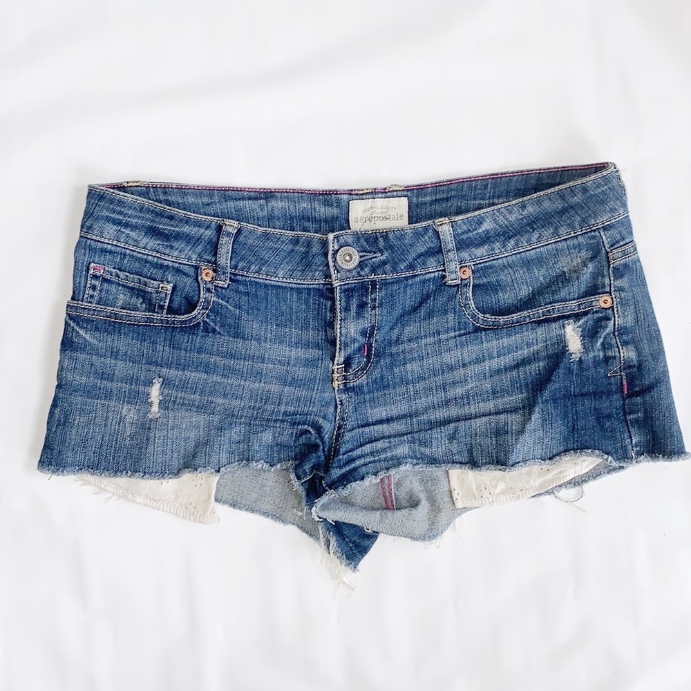 Aeropostale | Jean Cutoff Shorts Size 7/8 Blue